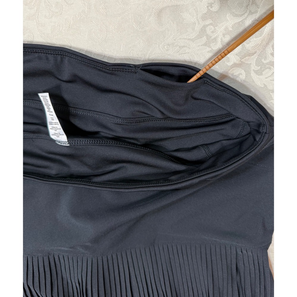 Mondetta Drop Waist Pleated Skort Womens XL Black Performance Skirt Preppy - Picture 7 of 10